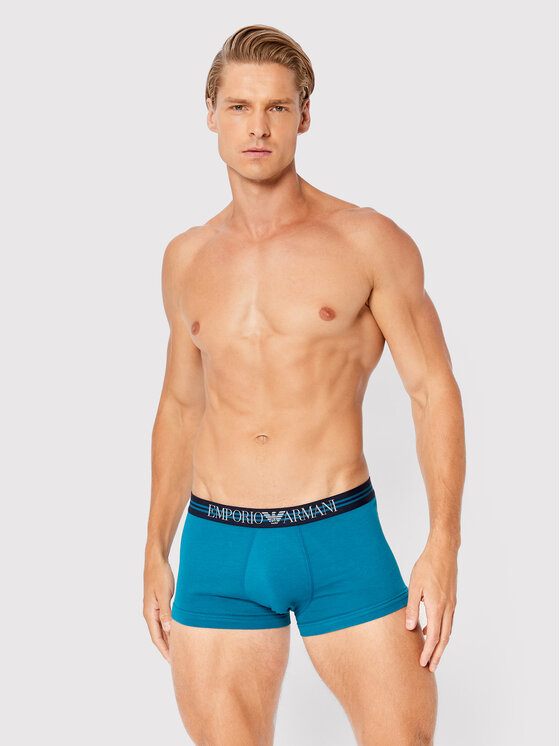 Emporio Armani Underwear Emporio Armani Underwear Sada 3 kusů boxerek 111357 2F723 17136 Tmavomodrá