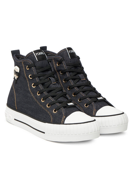 KARL LAGERFELD KARL LAGERFELD Trampki KL60444D Granatowy