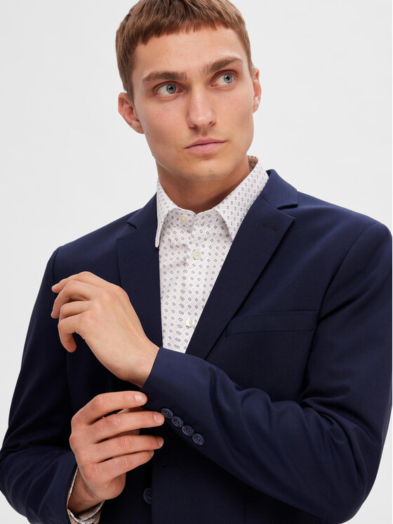Selected Homme Selected Homme Hemd 16087706 Weiß Slim Fit