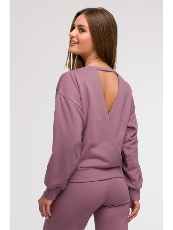 BeWear BeWear Bluza B293 Fioletowy Comfortable Fit