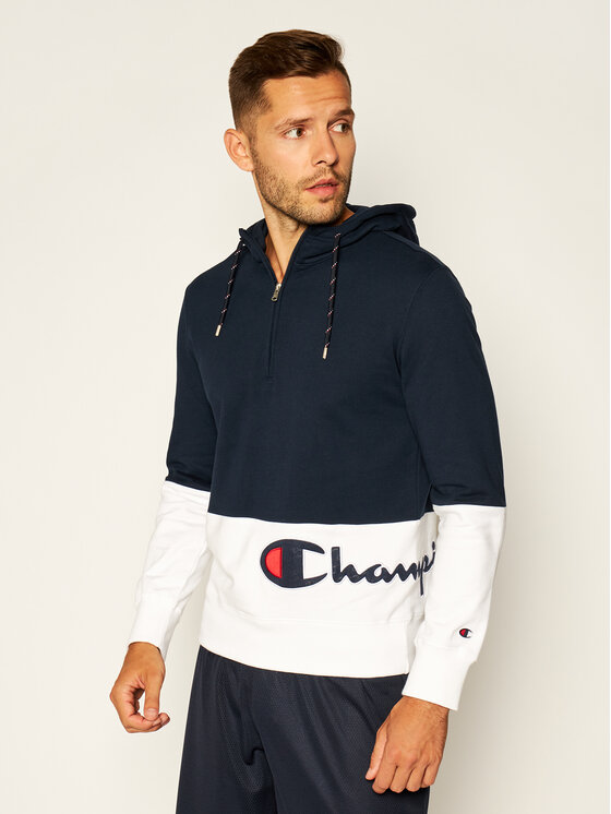 colour block champion hoodie