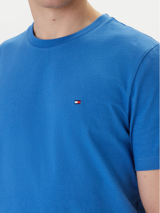 Tommy Hilfiger Tommy Hilfiger T-krekls Ess Seasonal MW0MW39995 Zils Regular Fit