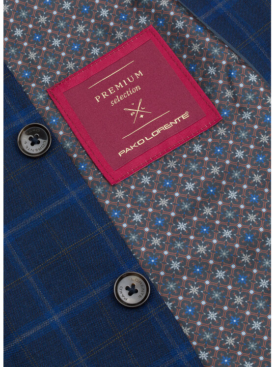 Pako Lorente Pako Lorente Marynarka P23SP-3G-019 Granatowy Slim Fit