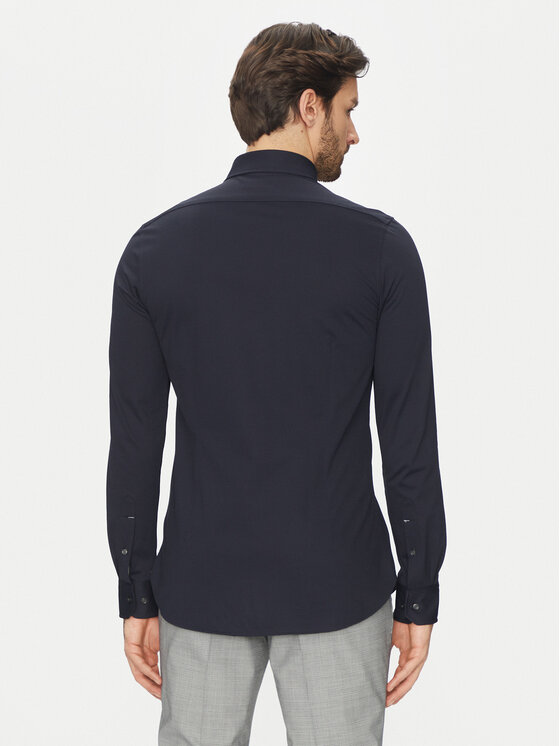 Michael Kors Michael Kors Koszula MD0MD91498 Granatowy Slim Fit