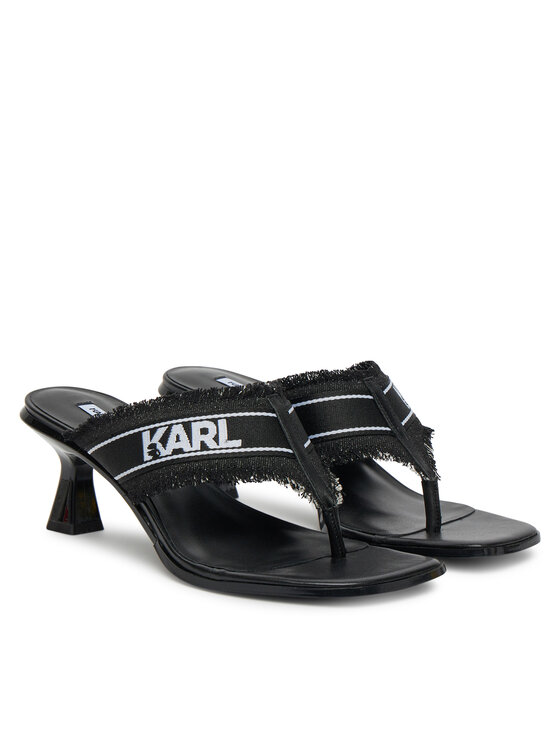 KARL LAGERFELD KARL LAGERFELD Flip-flops Panache II KL30104 Fekete