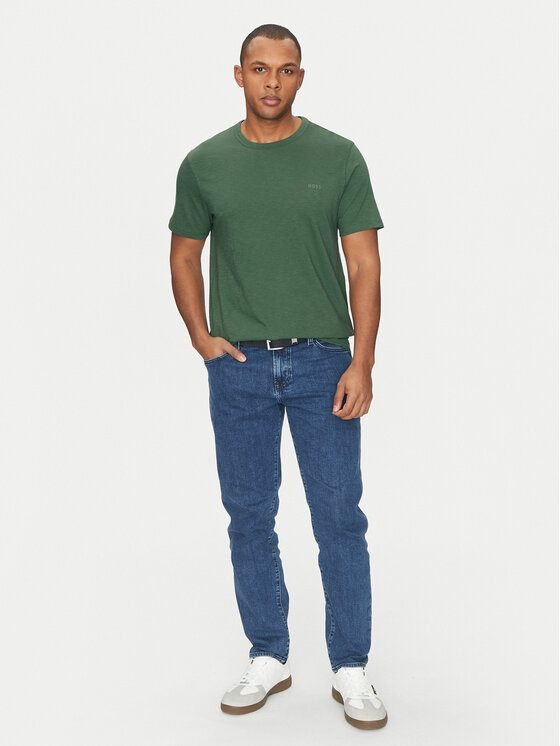 BOSS BOSS Футболка Tegood 50508243 Зелений Regular Fit