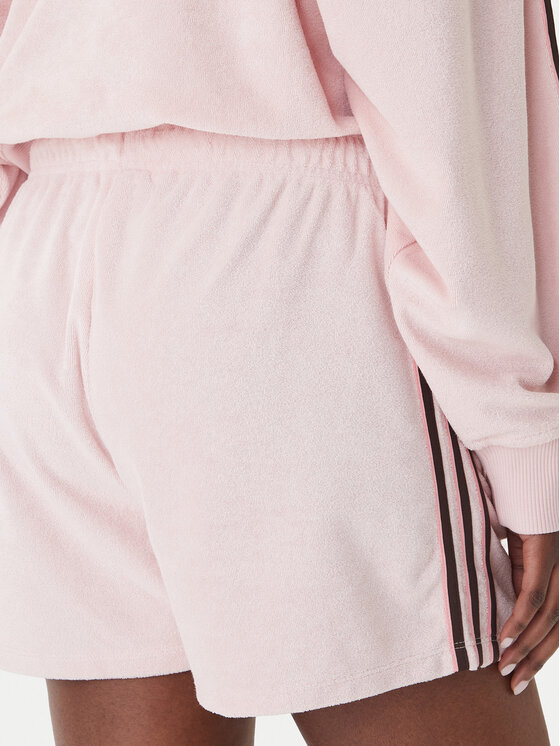 adidas adidas Pantaloncini sportivi Terry Towel Firebird KD1396 Rosa Loose Fit