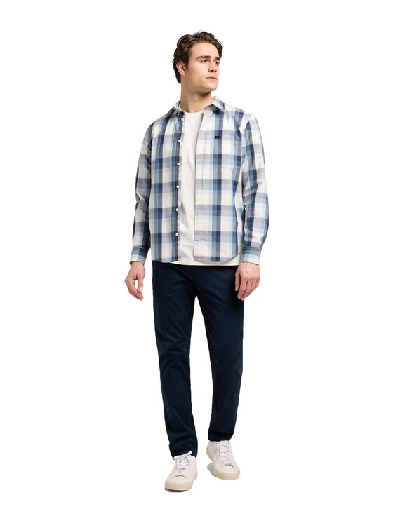 Lee Lee Camicia 112370544 Blu Regular Fit