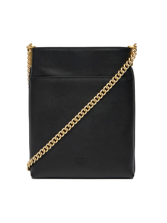 PINKO PINKO Torebka Flat Satchel AI 25-26 PCPL 105352 A0QO Czarny