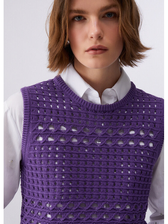 Liu Jo Liu Jo Maglione WA6326MA79R83522 Viola Regular Fit
