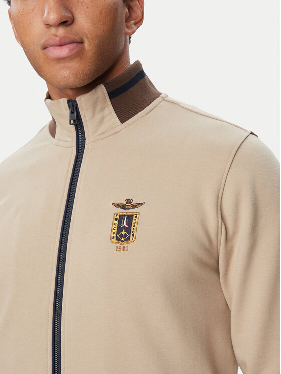 Aeronautica Militare Aeronautica Militare Суитшърт 262FE2089UF00662 Тъмнобежов Regular Fit