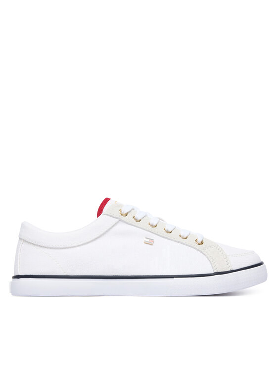 Tommy Hilfiger Teniși Th Low FW0FW09390 Alb