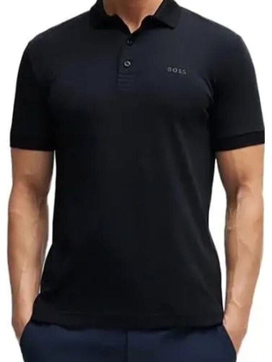 BOSS BOSS Polo 50538100-402 Czarny Regular Fit