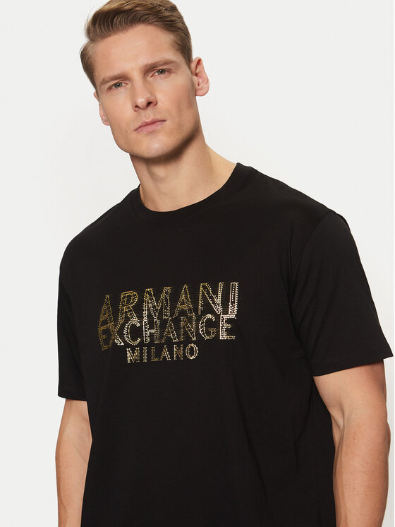 Armani Exchange Armani Exchange T-Shirt XM000326 AF10364 UC001 Czarny Regular Fit