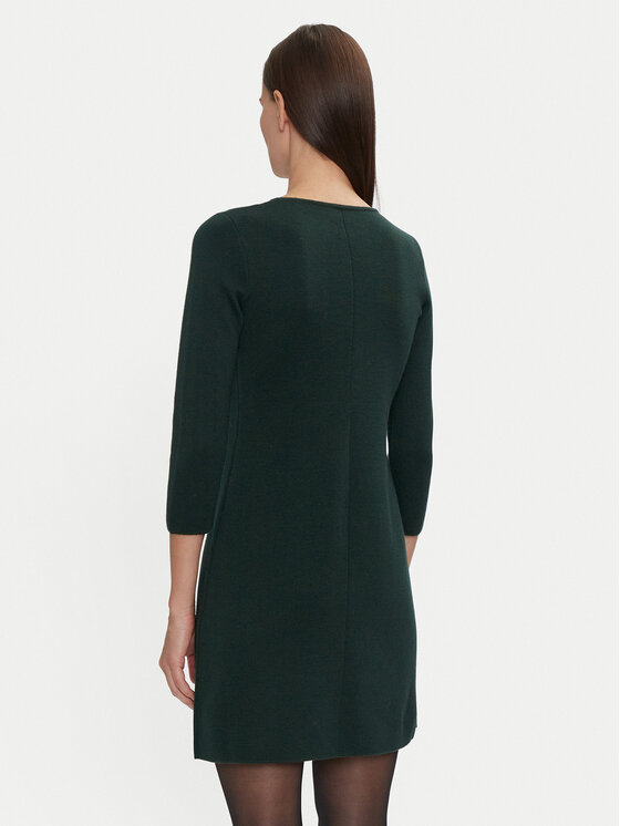 Luisa Spagnoli Luisa Spagnoli Džemper haljina Marinella 58486 Zelena Regular Fit