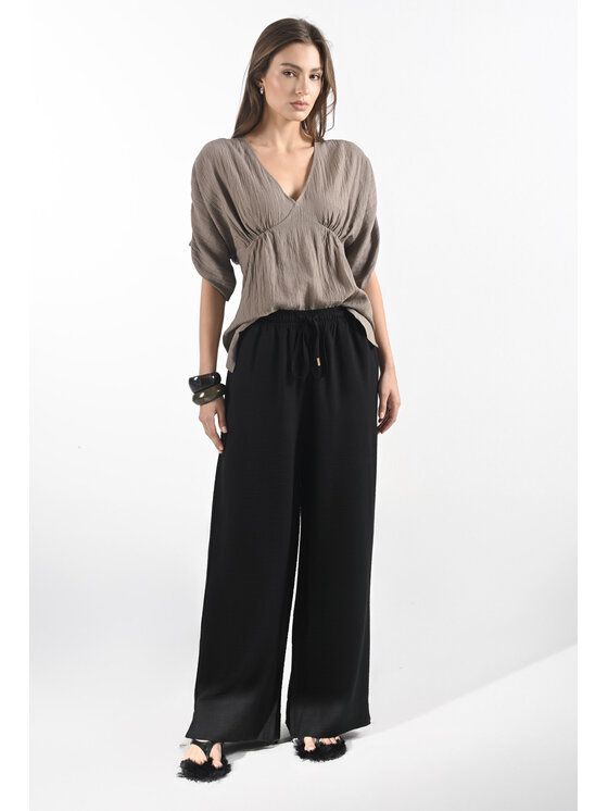 Femestage Femestage Dámské kalhoty Femestage AB BASE TRU1880-020 Černá Regular Fit