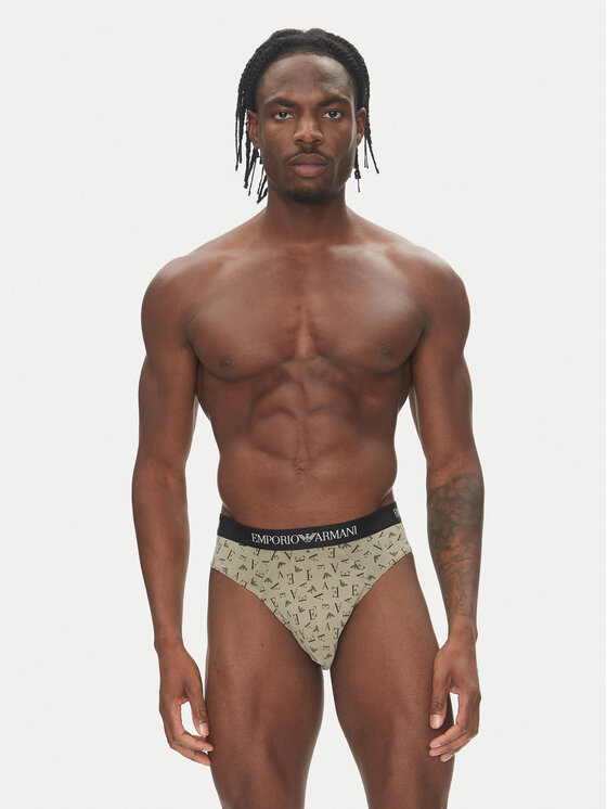 Emporio Armani Underwear Emporio Armani Underwear Набір з 3 пар сліпів EM000256 AF10800 MC112 Зелений