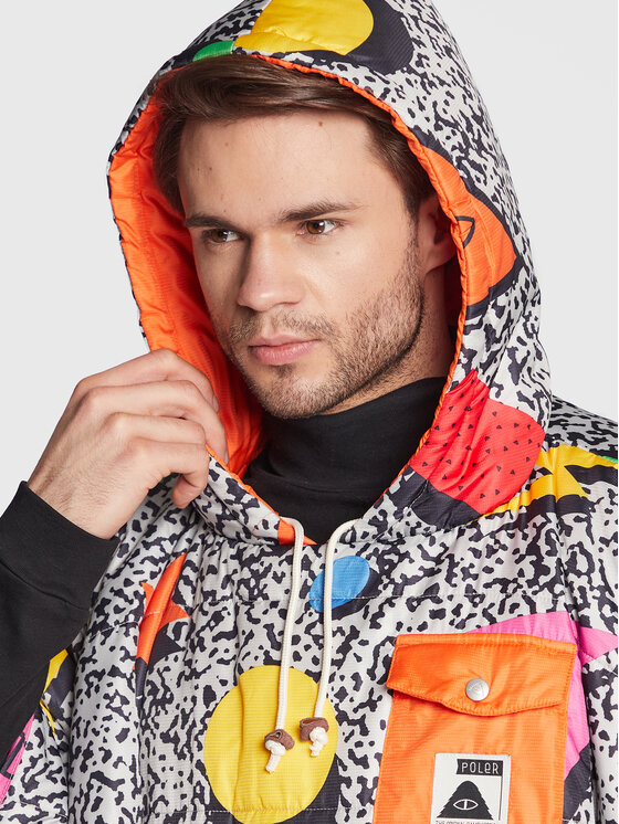 Poncho 223ACU5601 Multicolore Relaxed Fit