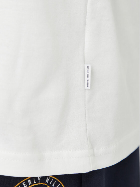 Beverly Hills Polo Club Beverly Hills Polo Club T-Shirt P-SS26M-TS101 Biały Regular Fit