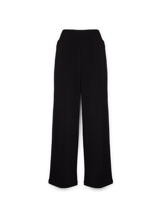 Elena Mirò Elena Mirò Pantaloni di tessuto P053Z000124N033 Nero Cropp Fit