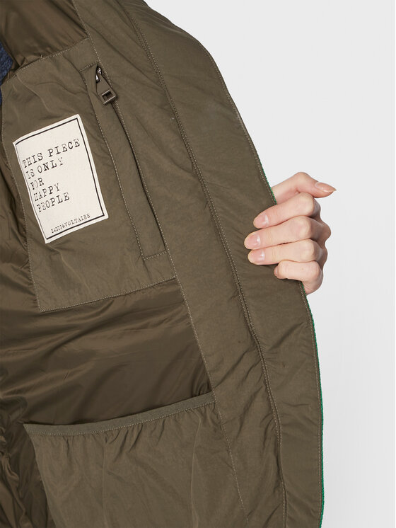 Zadig & Voltaire Zadig & Voltaire Kurtka zimowa Korail WWOW00574 Khaki Regular Fit