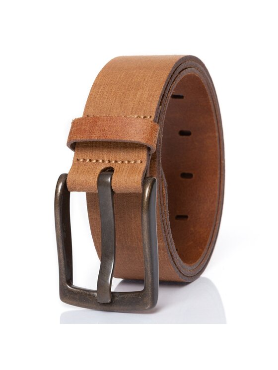 Mustang Mustang Pasek Męski BELT Brązowy