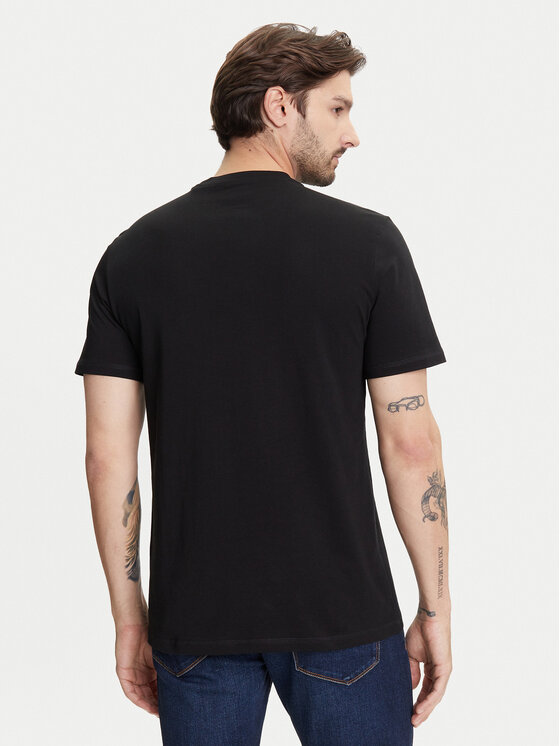 Guess Guess Tričko M5YI13 I3Z14 Čierna Regular Fit