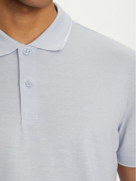 Calvin Klein Calvin Klein Polo marškinėliai K10K114475 Mėlyna Regular Fit