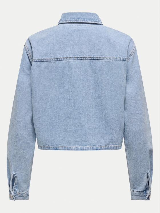 JDY JDY Kurtka jeansowa Marly 15338847 Błękitny Oversize