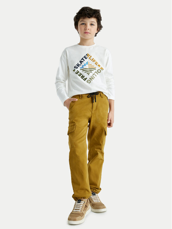 Mayoral Jogger nohavice 7541 Žltá Regular Fit