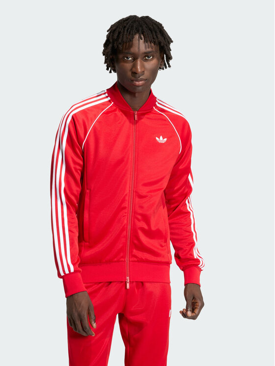 adidas adidas Bluza SST Czerwony Slim Fit