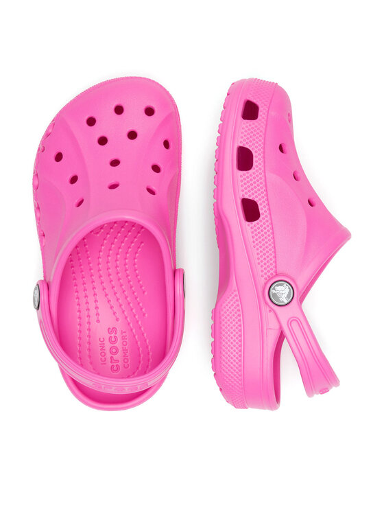 Crocs Crocs Natikače BAYA CLOG K 207013-6QQ Ružičasta