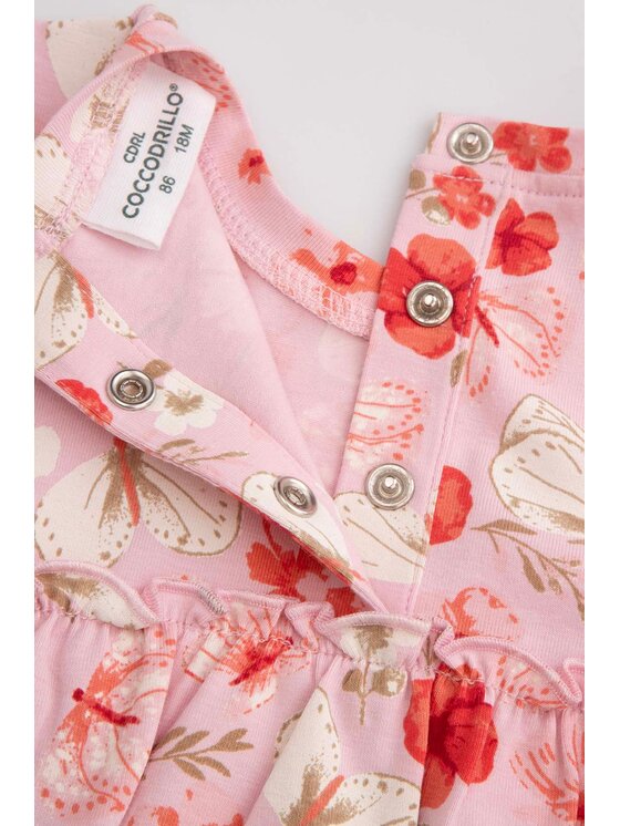 Coccodrillo Coccodrillo Sukienka WC5129601NGN-007 Różowy Regular Fit