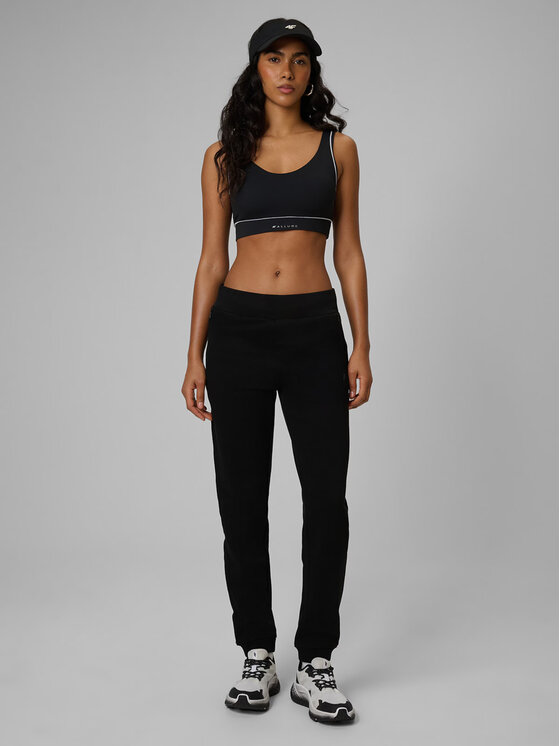 4F 4F Pantaloni da tuta 4FRMM00TTROF1843-20S Nero Regular Fit
