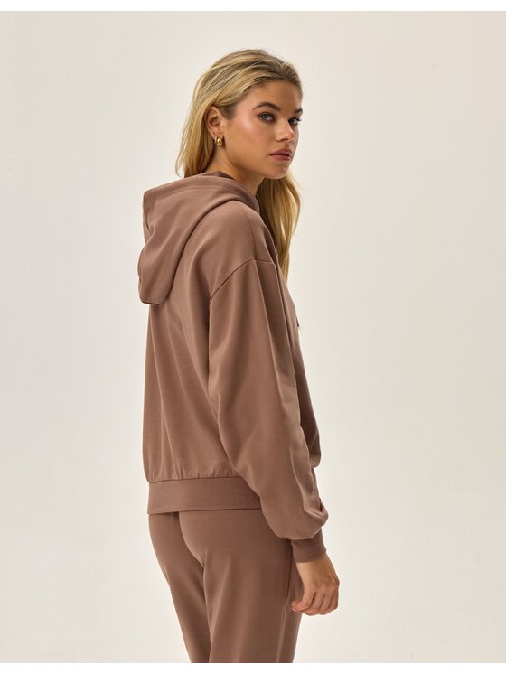 Esotiq Esotiq Bluza 42120 Beżowy Regular Fit