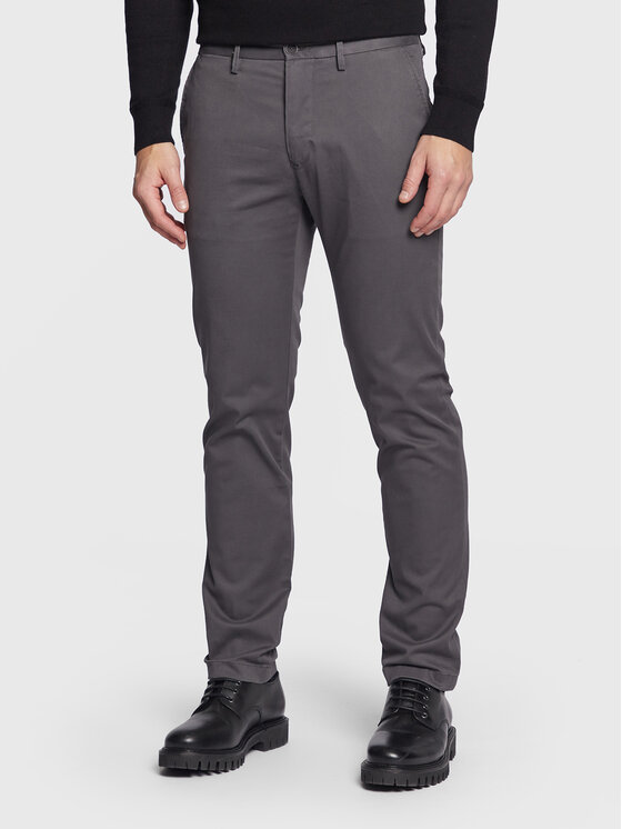 Tommy Hilfiger Tommy Hilfiger Chino kalhoty Core Denton MW0MW28884 Šedá Straight Fit
