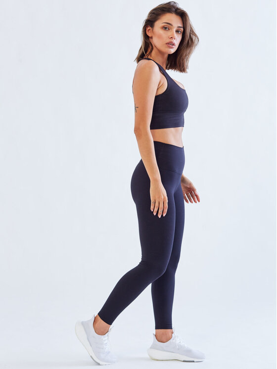 BeShaped BeShaped Legginsy Bezszwowe Morning Dew Czarny Shaping Fit
