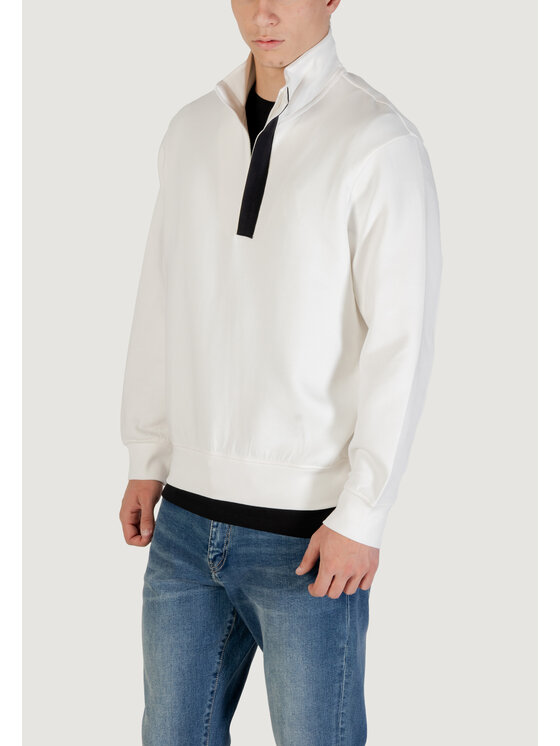 Armani Exchange Armani Exchange Felpa XM001295 AF10818 Bianco Casual Fit