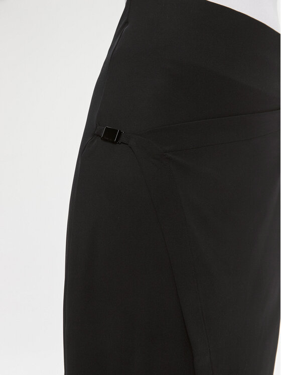 Calvin Klein Calvin Klein Fustă tip creion Stretch Jersey Midi Skirt K20K206808 Negru Slim Fit