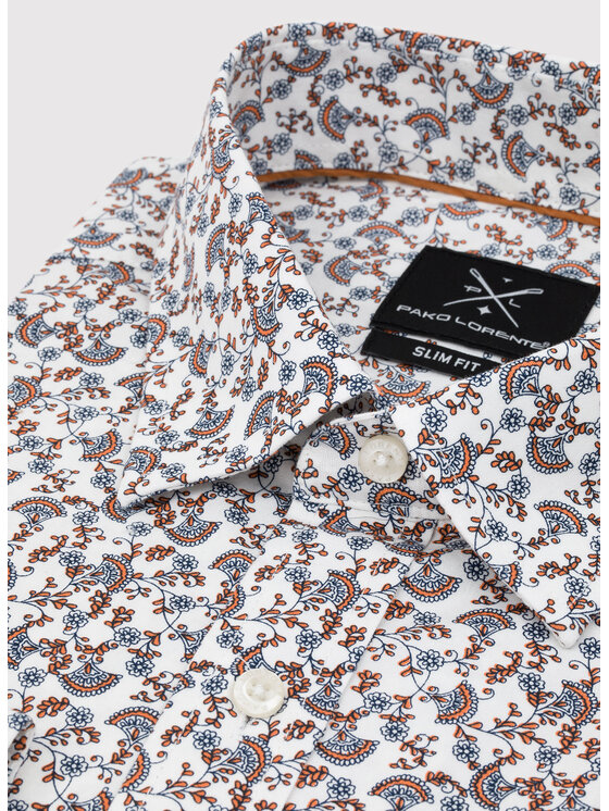 Pako Lorente Pako Lorente Koszula P23SF-1X-004 Biały Slim Fit