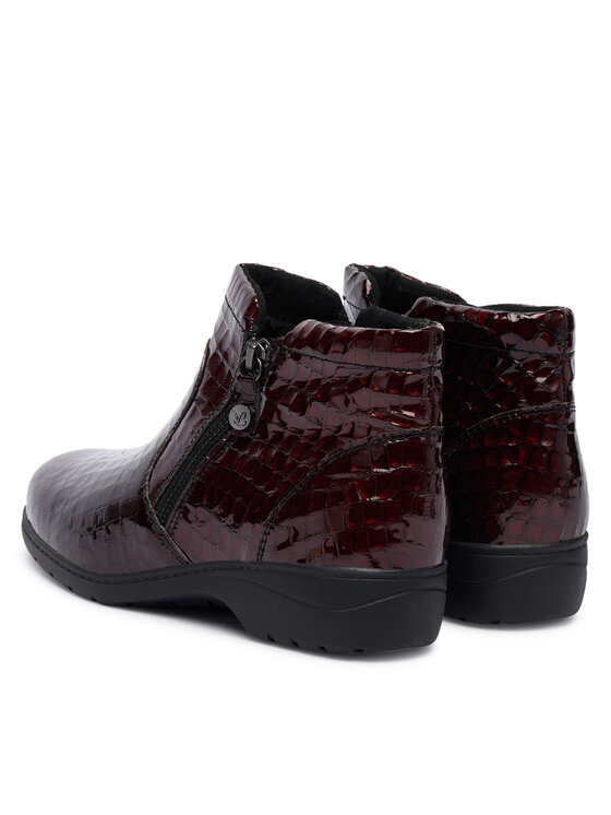 Caprice Caprice Botki 9-25460-45 Bordowy