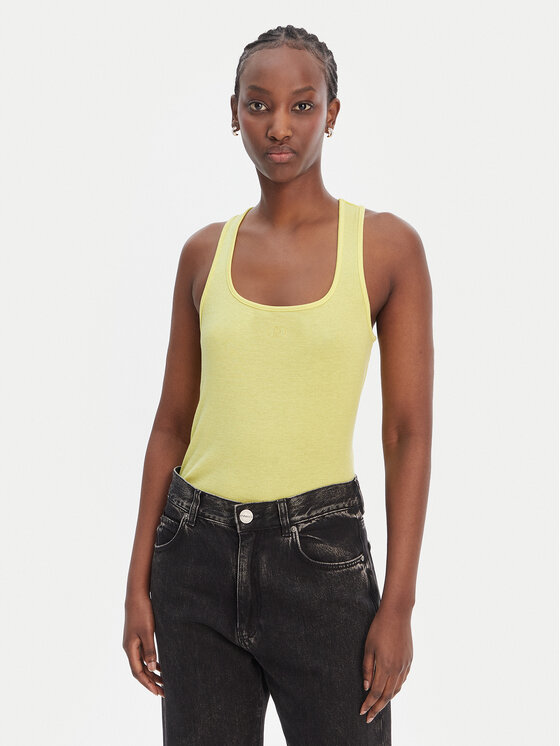 Liu Jo Sport Liu Jo Sport Τοπ TA6173 J3845 Κίτρινο Regular Fit