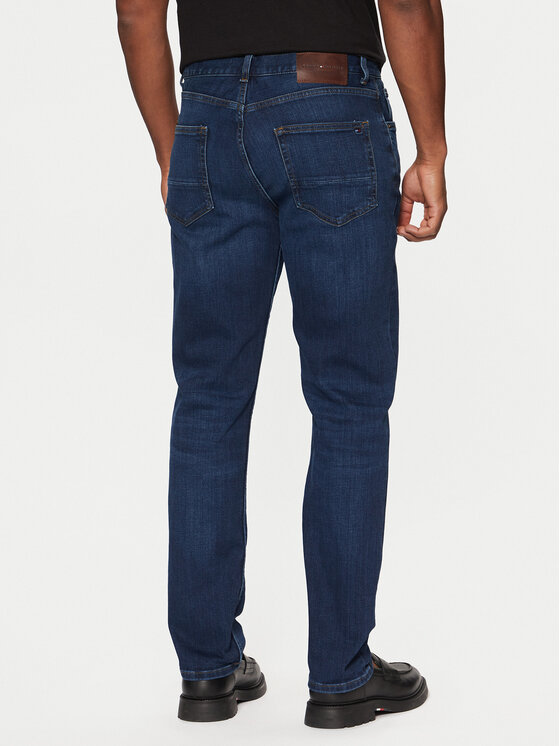 Tommy Hilfiger Tommy Hilfiger Jeansy Denton MW0MW39034 Tmavomodrá Straight Fit