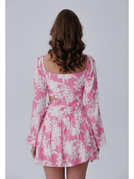 LAURELLA LAURELLA Sukienka codzienna 4SS215 Różowy Regular Fit