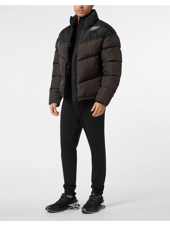 Plein Sport Plein Sport Kurtka puchowa 24023 Czarny Regular Fit