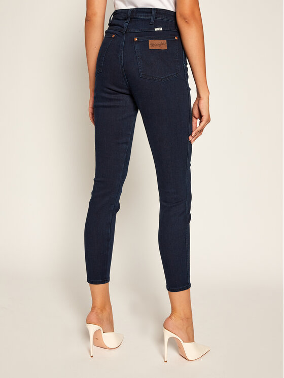 Wrangler Wrangler Jeans Wriggler W2H0JC22H 112128603 Blu scuro Skinny Fit