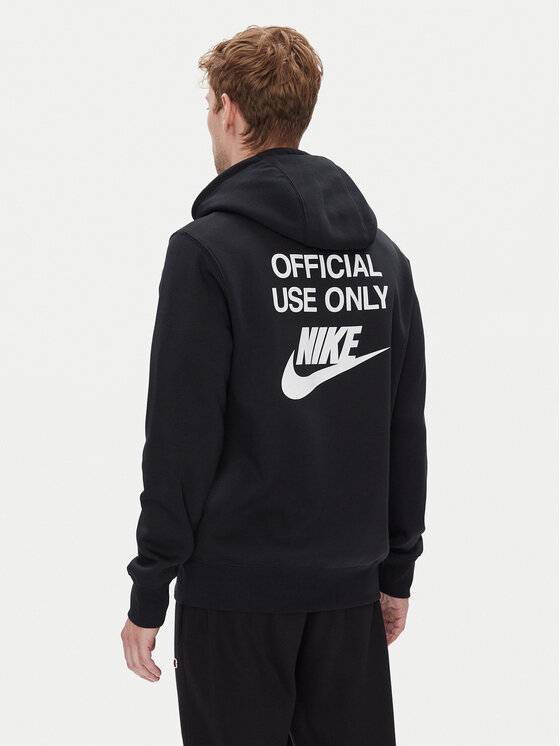 Nike Nike Džemperis ar kapuci Club Bb IB8398 Melns Regular Fit