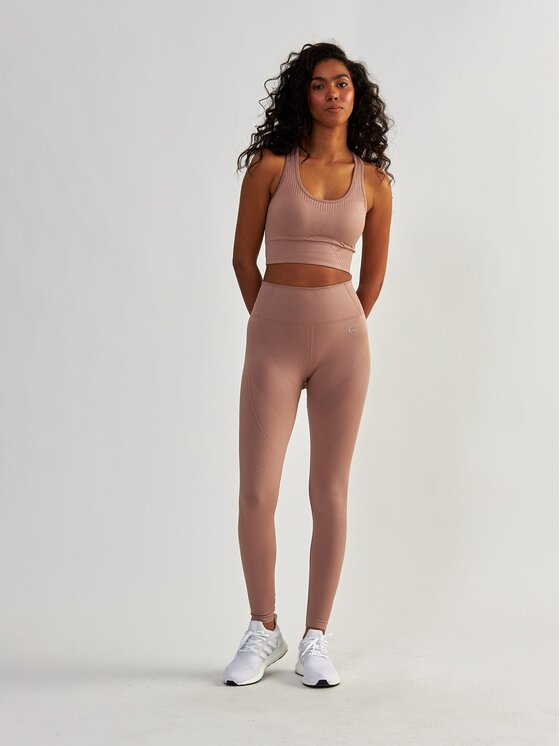 BeShaped BeShaped Biustonosz sportowy Bezszwowy Femme Force Różowy
