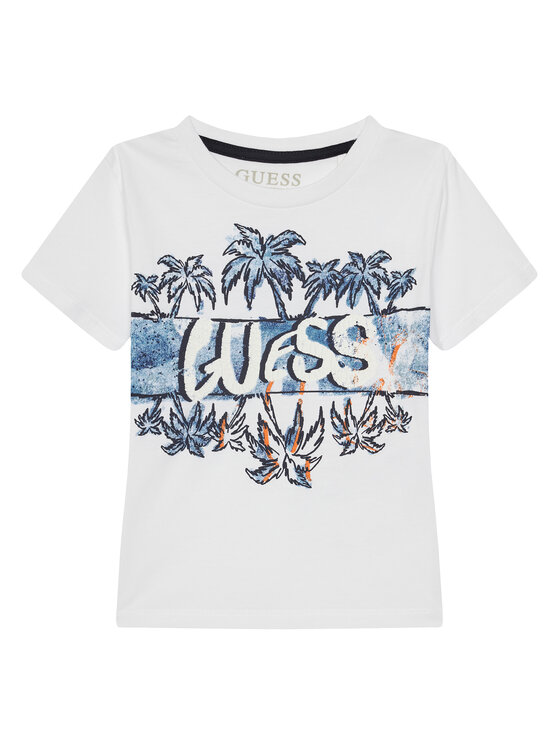 Guess Guess T-krekla un šortu komplekts N5GG13 K8HM4 Zils Regular Fit