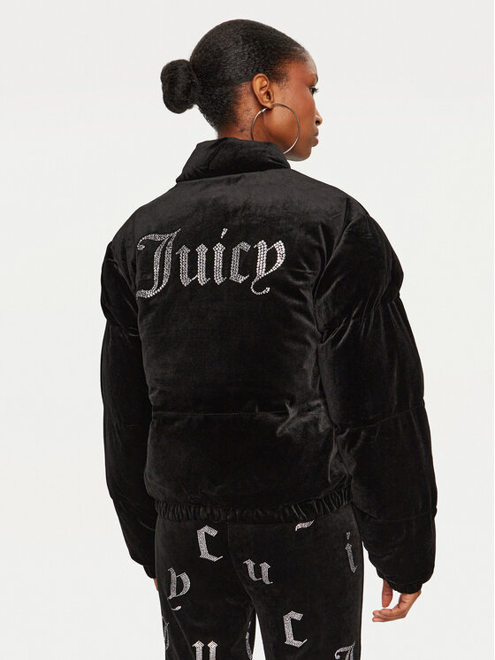 Juicy Couture Juicy Couture Télikabát Margo JCOIJ224556 Fekete Regular Fit